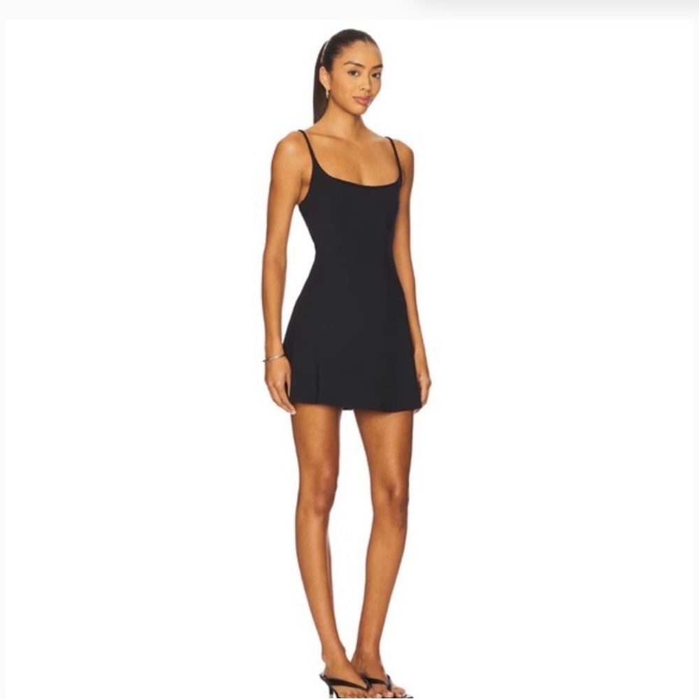 SKIMS Smooth Lounge Skimpy Strap Mini Dress